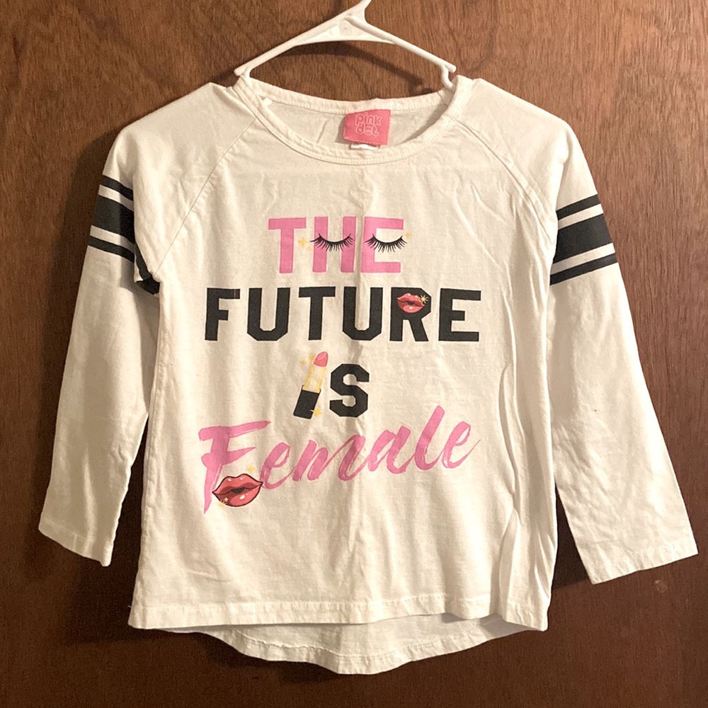 Little girls Long Sleeve graphic T-Shirt